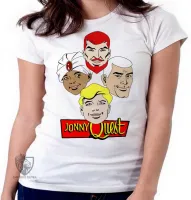 Baby look blusa feminina jonny quest desenho retro - Foto 4