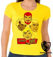 Baby look blusa feminina jonny quest desenho retro - Foto 6