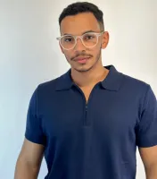 Armação de Óculos de Grau Masculino Alemanha Transparente - Foto 3