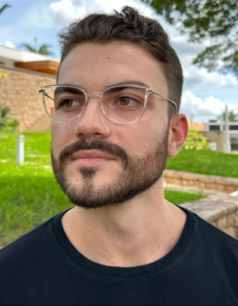 Armação de Óculos Masculino Ray  Transparente