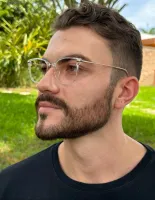 Armação de Óculos Masculino Ray  Transparente - Foto 2