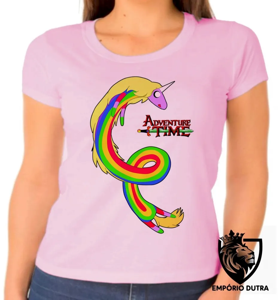 Baby look blusa feminina Lady Iris hora aventura adventure time Imagem