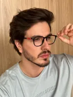 Armação de Óculos de Grau Masculino Vini Preto - Foto 2