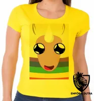 Baby look blusa feminina Lady Iris rosto Hora da Aventura - Foto 3