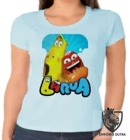 Baby look blusa feminina Larvas engraçadas youtube - Foto 6