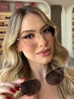 Armação de Óculos de Grau Clipon Feminino 2 em 1 Eli Rosê - Foto 2