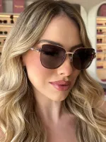 Armação de Óculos de Grau Clipon Feminino 2 em 1 Eli Rosê - Foto 3