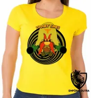 Baby look blusa feminina Looney Tunes Eufrazino arma - Foto 3