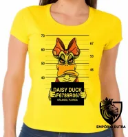 Baby look blusa feminina Margarida disney presa prisão - Foto 3