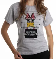 Baby look blusa feminina Margarida disney presa prisão - Foto 6