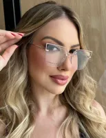 Armação de Óculos de Grau Feminino Diva Parafusado - Foto 2