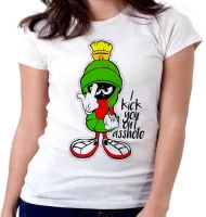 Baby look blusa feminina Marvin marciano pernalonga nasa - Foto 5