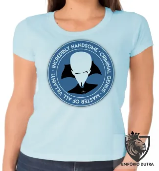 Baby look blusa feminina Megamente handsome super heroi - Foto 2