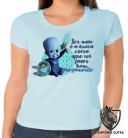 Baby look blusa feminina Megamente ser mau bebe heroi - Foto 2
