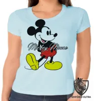 Baby look blusa feminina Mickey Mouse antigo Disney - Foto 2