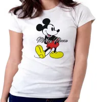 Baby look blusa feminina Mickey Mouse antigo Disney - Foto 5