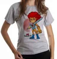 Baby look blusa feminina Thundercats Lion leão gato cat - Foto 4