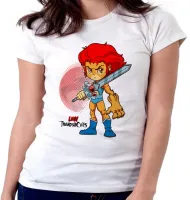 Baby look blusa feminina Thundercats Lion leão gato cat - Foto 6