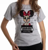 Baby look blusa feminina Minnie mouse disney presa prisão - Foto 6