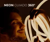Mangueira Led neon Redonda 360° grau 100 metros - Foto 36