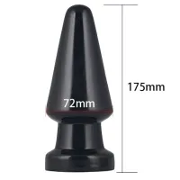 Plug Anal 17cm x 3 a 7,5cm Macio - PL108 - Foto 2