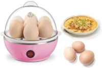 Cozedor Elétrico de Ovos a Vapor Multifuncional – Rosa – 220Volts - Foto 4