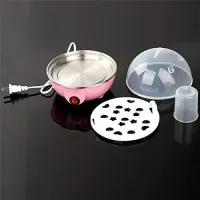 Cozedor Elétrico de Ovos a Vapor Multifuncional – Rosa – 220Volts - Foto 9
