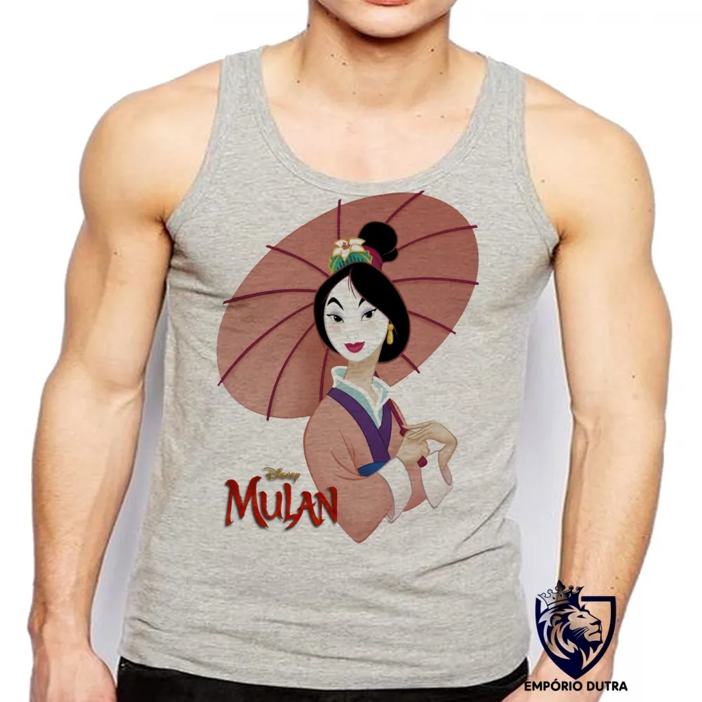 Camiseta Regata adulto ou infantil Mulan Imagem