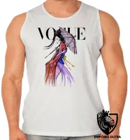 Camiseta Regata adulto ou infantil Mulan disney japonesa - Foto 2