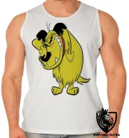 Camiseta Regata adulto ou infantil muttley cachorro cão rabujento dick vigarista - Foto 2