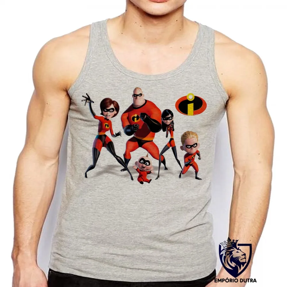 Camiseta Regata adulto ou infantil Os Incríveis Imagem