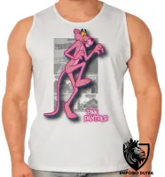 Camiseta Regata adulto ou infantil Pantera cor de rosa hq - Foto 2