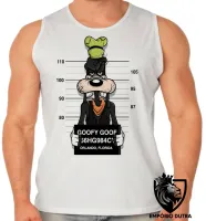 Camiseta Regata adulto ou infantil Pateta prisão disney preso - Foto 2