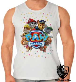 Camiseta Regata adulto ou infantil Patrulha Canina Equipe - Foto 2