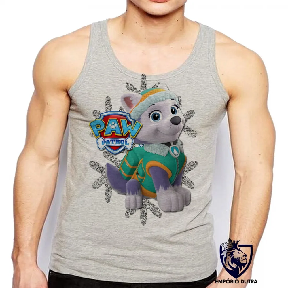 Camiseta Regata adulto ou infantil Patrulha Canina Everest Imagem