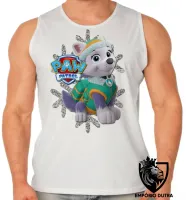Camiseta Regata adulto ou infantil Patrulha Canina Everest - Foto 2