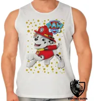 Camiseta Regata adulto ou infantil Patrulha Canina Marshall - Foto 2