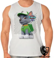 Camiseta Regata adulto ou infantil Patrulha Canina Rocky - Foto 2