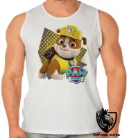 Camiseta Regata adulto ou infantil Patrulha Canina Ruble - Foto 2