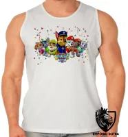 Camiseta Regata adulto ou infantil Patrulha Canina todos - Foto 2