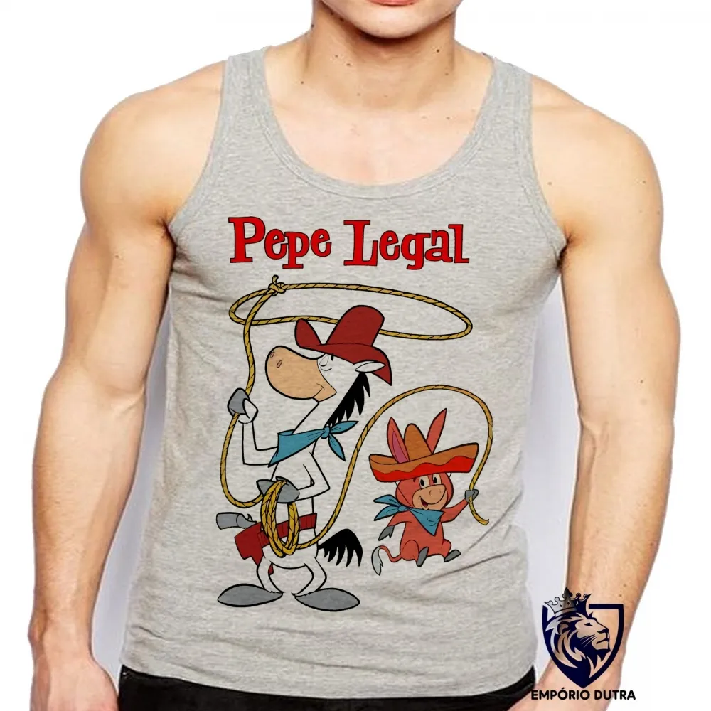 Camiseta Regata adulto ou infantil Pepe Legal turma zé colmeia hanna barbera