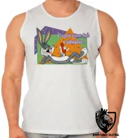 Camiseta Regata adulto ou infantil Pernalonga coelho looney tunes velhinho - Foto 2