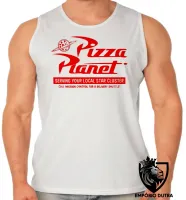Camiseta Regata adulto ou infantil Pizza Planet toy story - Foto 2