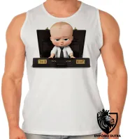 Camiseta Regata adulto ou infantil poderoso chefinho chefão desenho filme - Foto 2