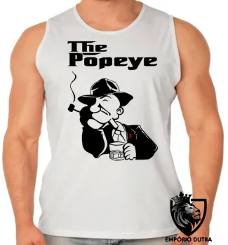 Camiseta Regata adulto ou infantil Popeye poderoso chefão the godfather - Foto 2