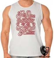 Camiseta Regata adulto ou infantil Porque quando você abraça mundo gira - Foto 2