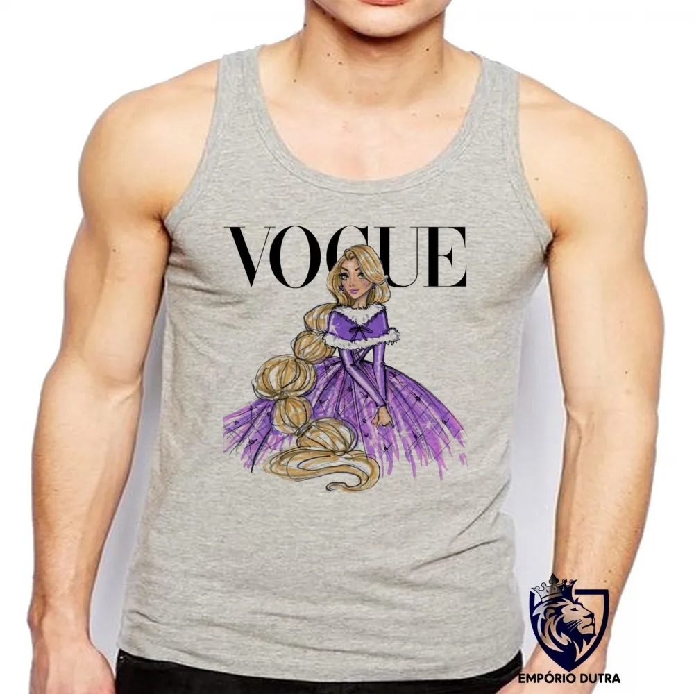 Camiseta Regata adulto ou infantil Rapunzel disney enrolados