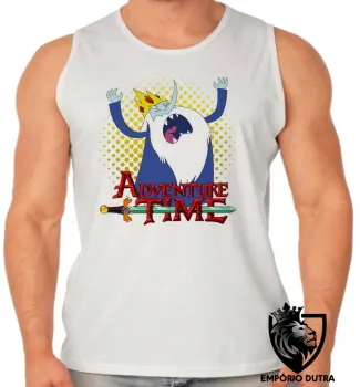 Camiseta Regata adulto ou infantil Rei Gelado Hora da Aventura - Foto 2
