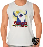 Camiseta Regata adulto ou infantil Rei Gelado Hora da Aventura - Foto 2