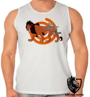 Camiseta Regata adulto ou infantil Rei Leão Lion King  Scar minhas costas doem - Foto 2
